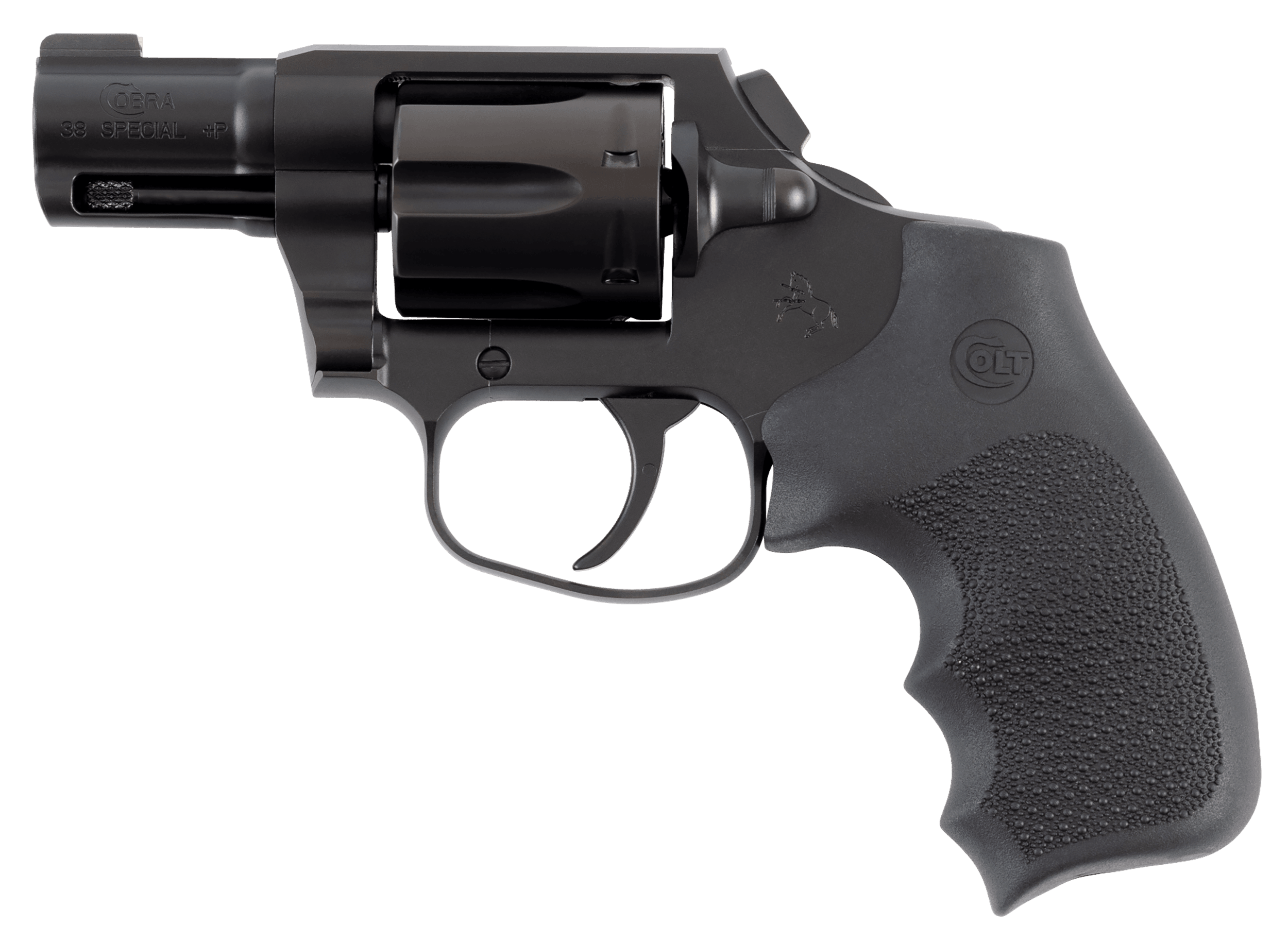 Colt Mfg COBRAMB2RNS Night Cobra 38 Special +P 6rd Shot 2" Black PVD Stainless Steel Barrel Cylinder & Frame Black Hogue Overmolded Grip Exposed Hammer