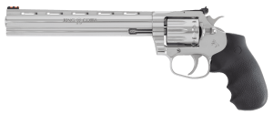 Colt Mfg KCOBRA22SP8RFO King Cobra Target 22 LR 10rd Shot 8" Stainless Vent Rib Barrel Stainless Steel Cylinder & Frame Black Hogue Overmolded Grip Exposed Hammer