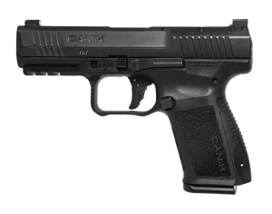 Canik HG5637OSN Mete SF One Series 9mm Luger 15+1 4.19" Black Barrel Black Cerakote Steel Optic Ready/Serrated Slide Black Polymer Frame w/Picatinny Rail Interchangeable Backstrap Grip Shield RMSc/RMS Footprint
