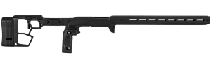 Mdt Sporting Goods Inc 116079BLK ACC Premier Gen2 Chassis Cerakote Black Aluminum Fits Ruger American Rimfire 34.40" OAL