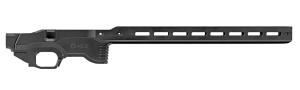 Mdt Sporting Goods Inc 114881BLK ACC Premier Gen2 Chassis Base Cerakote Black Aluminum Fits Ruger American Rimfire Right Hand