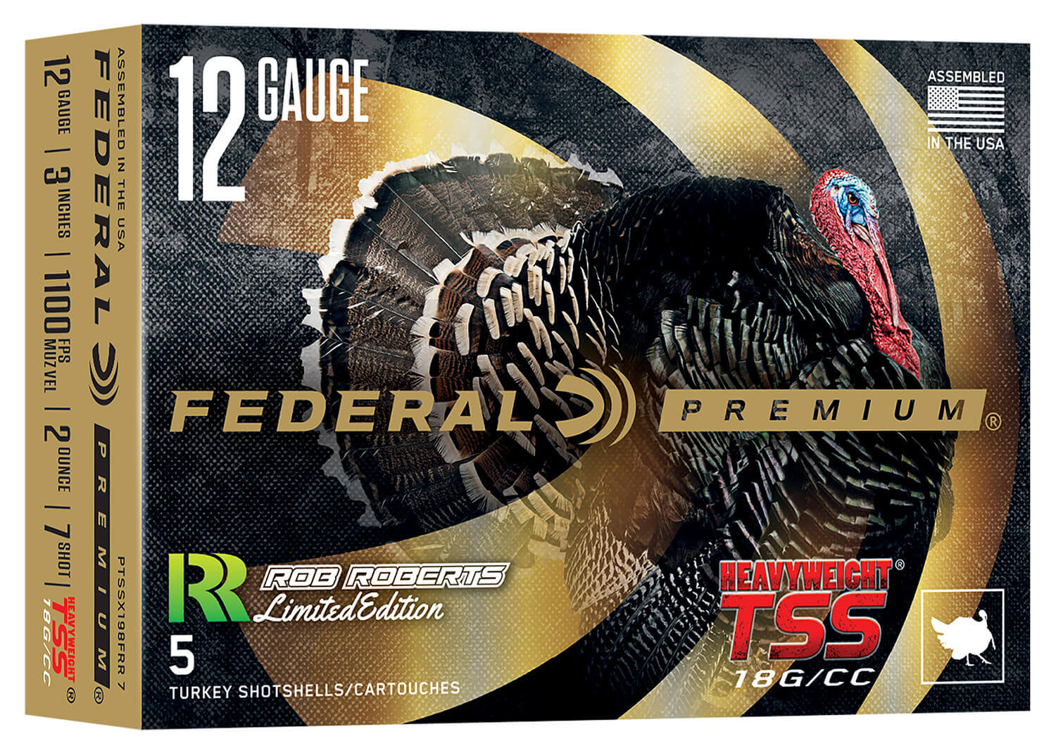 Federal PTSSX198FRR7 Heavyweight TSS 12Gauge 3" 2oz Tungsten 7Shot 5 Per Box/10 Case - Image 2