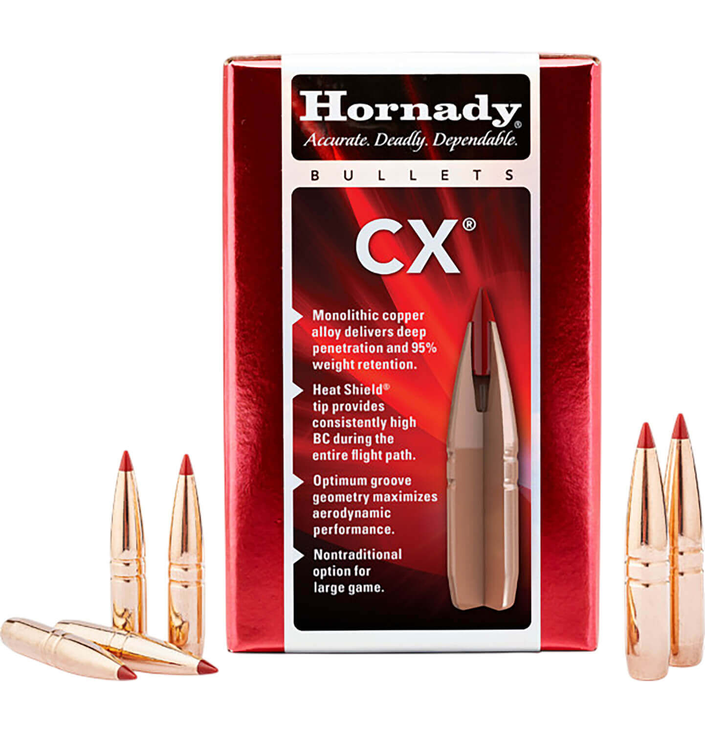 Hornady 33283 CX 338Cal 240gr 50 Per Box/15Case - Image 3