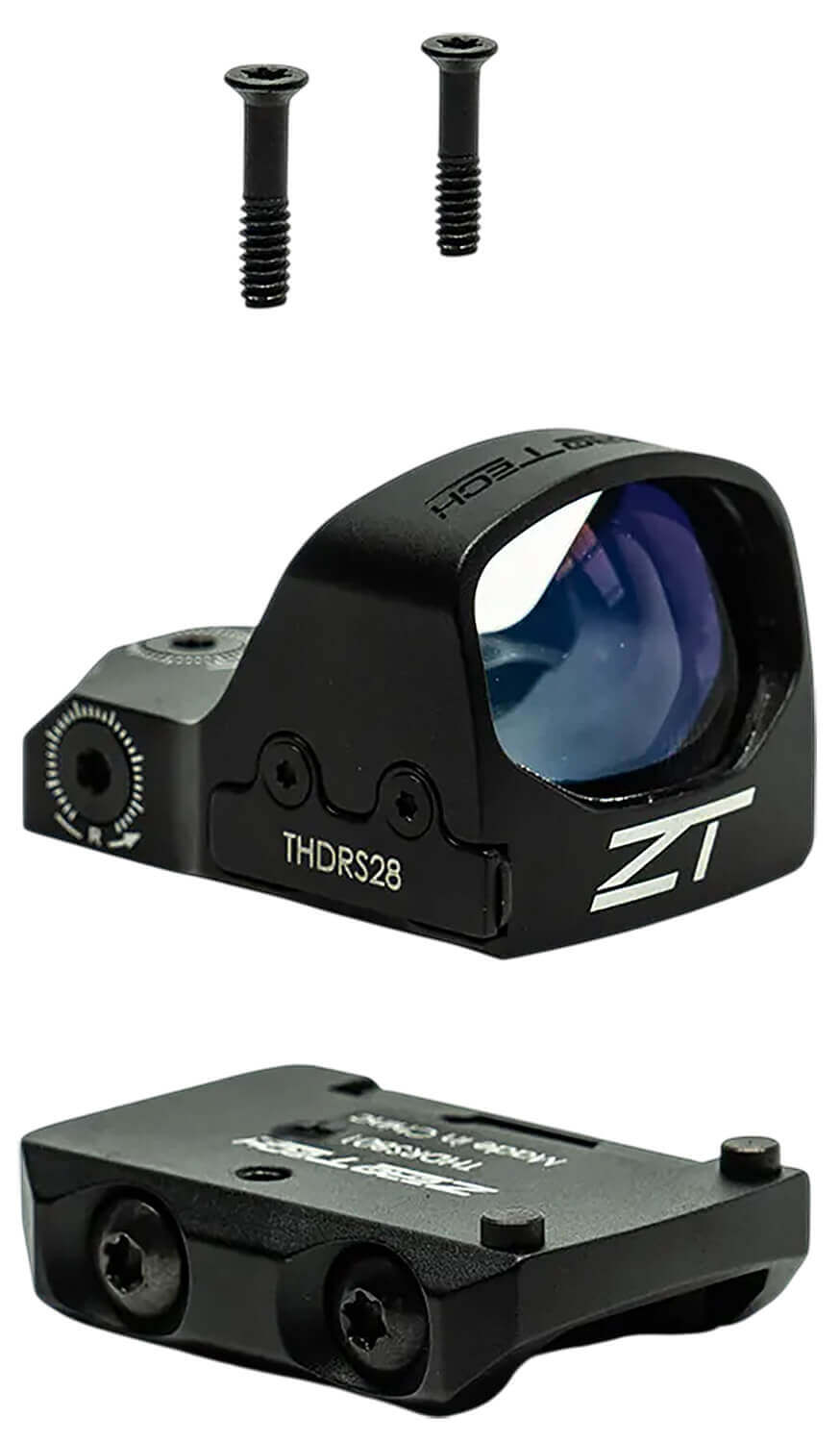 Zero Tech Optics THDRS28L Thrive HD w/Low Mount Black 1x28mmx20mm 3 MOA Red Dot Reticle Picatinny Rail/RMR Footprint Mount - Image 3