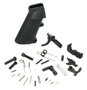 White Label Armory WLA-LOW-1017-01 Pistol Lower Parts Kit For AR-15 Black
