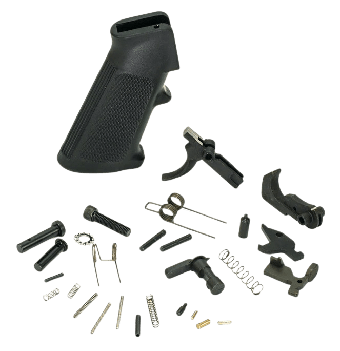 White Label Armory WLA-LOW-1017-01 Pistol Lower Parts Kit For AR-15 Black