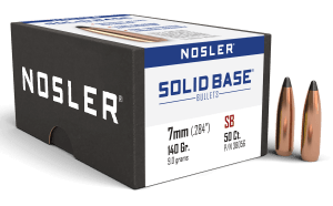 Nosler 38056 Solid Base 7mm 140gr Soft Point 50CT