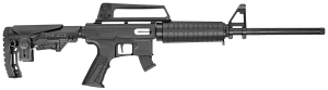 Derya Firearms TM22.FEAT.18 TM22 Feather 22 LR 10+1 18" Black Threaded Barrel  Black Anodized Aluminum Receiver w/Picatinny Rail  Black Adjustable Polymer Stock  Black Polymer Grip