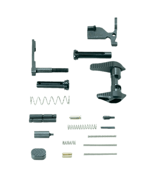 Timber Creek Outdoors ARLPKBL AR Lower Parts Kit Black Aluminum