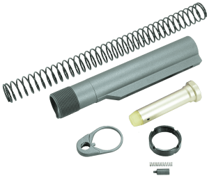 Timber Creek Outdoors ARBTKT Buffer Tube Kit  Tungsten AR-15/AR Style