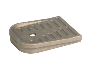 Timber Creek Outdoors GL43XMFPBB Glock 43X Magazine Floor Plate Burnt Bronze Aluminum