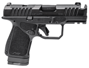 Rost Martin RM1SBLKOSP(COMP) RM1S  Sub-Compact 9mm Luger 15+1 3.60" Match Grade Barrel  Black Nitron Steel Integrated Compensator/Optic Ready/Serrated Slide  Black Polymer Frame w/Picatinny Rail  Interchangeable Backstrap Grip  RMR Footprint  Ambi