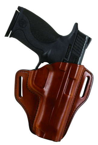 Bianchi 23944 57 Remedy  OWB Size 10A Tan Leather Belt Slide Fits Colt 1911 Officer Right Hand