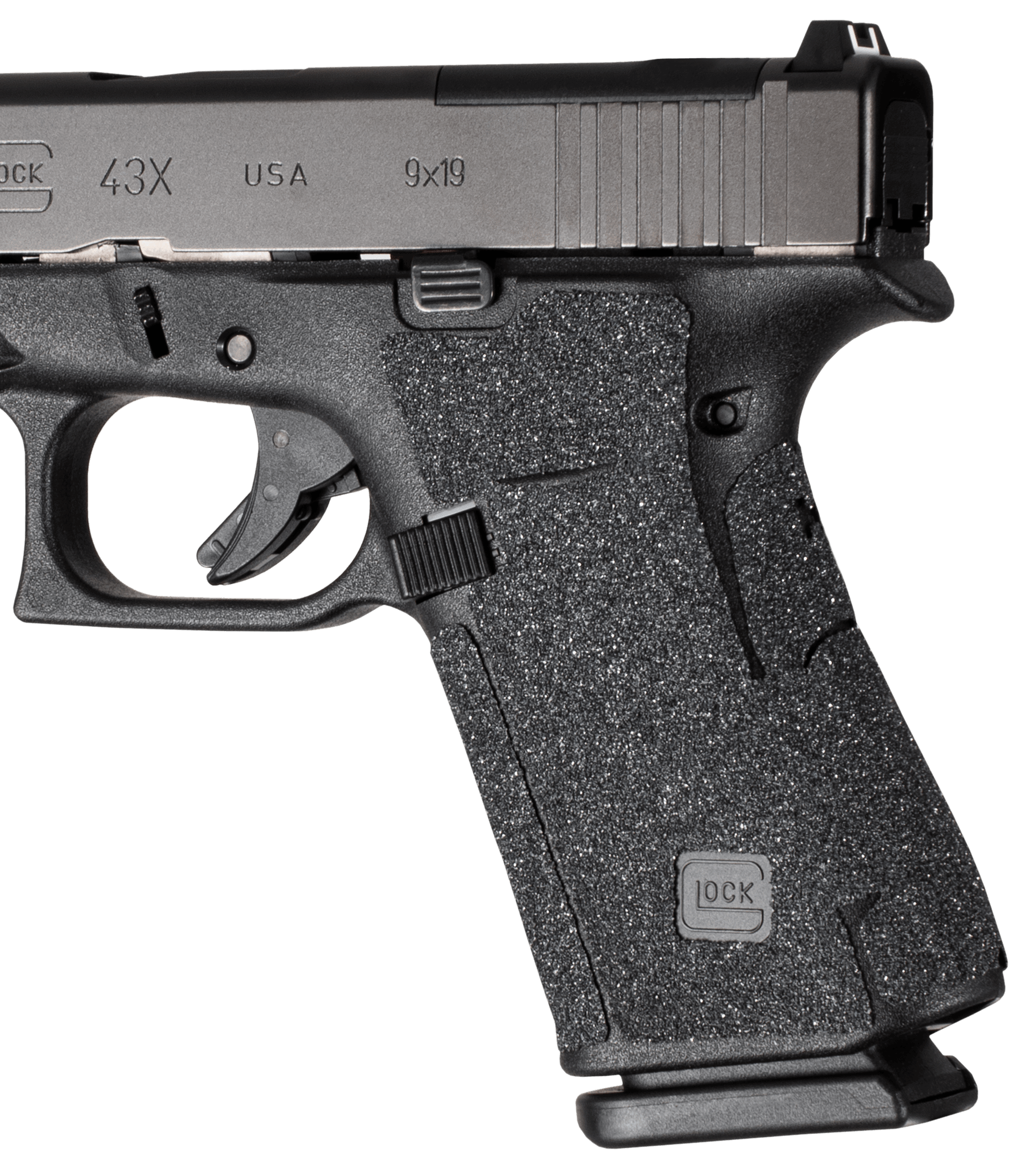 Hogue 18269 Wrapter Black Adhesive Rubber Fits Glock 43x/48 Fits Pistol