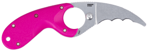 CRKT 2511T Bear Claw 2.39" Fixed Hawkbill Serrated Stonewashed AUS8A SS Blade Green Textured GRN Handle