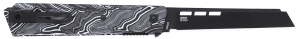 CRKT 3850W Zephyr 3.22" Sheepsfoot Plain Black TiNi 14C28N Steel Blade Marbled Black/White G10 Handle