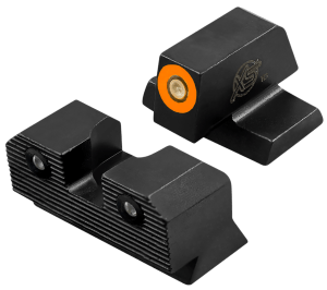 XS Sights SWR209S6N R3D 2.0  Orange Tritium Front/Black Oxide Frame  Fits S&W Bodyguard 2.0