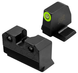 XS Sights SWR205P6G R3D 2.0 Night Sight Set Green Tritium Front/ Black Oxide Frame  Fits S&W M&P 2.0 OR Full Size & Compact