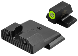 XS Sights SWR206P6G R3D 2.0 Night Sight Set Green Tritium Front/Black Oxide Frame  Fits S&W M&P 2.0 FS/Compact