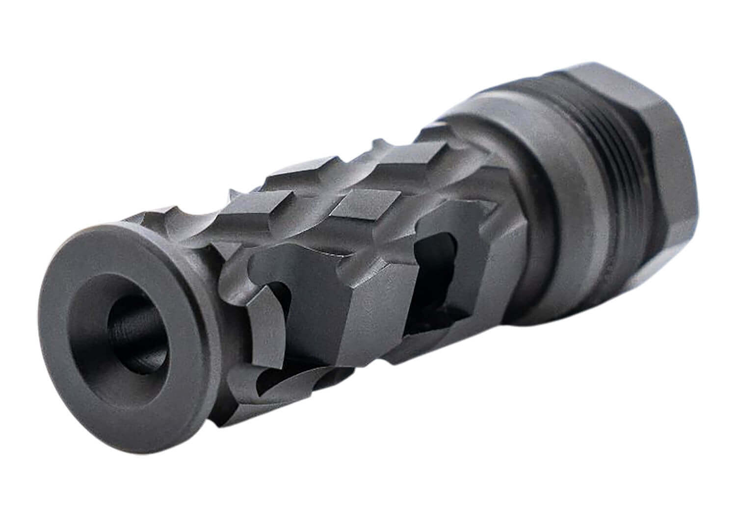 Armaspec ARM293-BLK Gen2 Muzzle Brake Rifter Black QPQ Nitride 5/8x24 Threads 30 Cal - Image 2