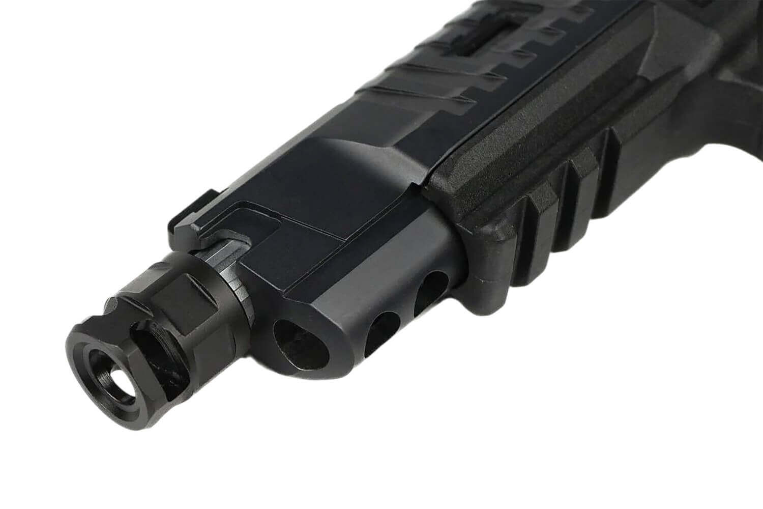 Armaspec ARM4521-BLK Micro Compensator Pawn Black QPQ Nitride Stainless Steel 1/2"x28 Threads - Image 3