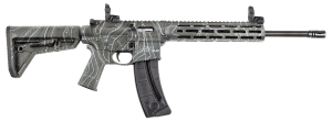 Smith & Wesson 14469 M&P15-22 Sport 22 LR 25+1 16.50" Black Threaded Barrel  Overall OD Green Topographic Cerakote Polymer Receiver w/Picatinny Rail  M-LOK Handguard  Adj Magpul Moe SL Polymer Stock & Magpul MOE SL Grip