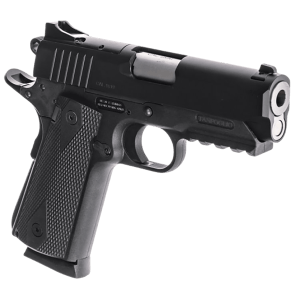 Tanfoglio TFPUGIO9OR Pugio Compact 9mm Luger 10+1 3.54" Stainless Bull Barrel Black Steel Optic Ready/Serrated Slide Black Polymer Frame w/Beavertail & Picatinny Rail Textured Grip