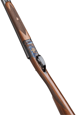 F.A.I.R. FRISII2828 Iside II 28 Gauge Break Open 2rd 28" Side By Side Barrel  Color Case Hardened w/Engraving  English Style Walnut w/Straight Grip Stock  Technichoke XP50 Choke System