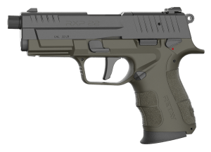 Retay USA RXP22ODBLKS10TH RXP 22 LR 10+1 4" Threaded Barrel Black Cerakote Optic Ready/Serrated Slide OD Green Cerakote Polymer Frame w/Accessory Rail RMR/RMSc Footprint