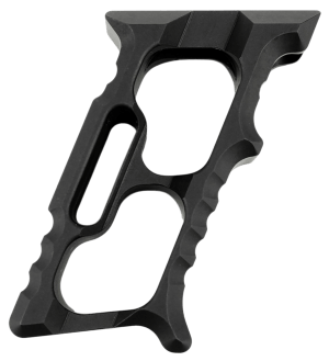 Tyrant CNC TD552BLKM1 Minivert Grip Halo Black Aluminum Fits AR15