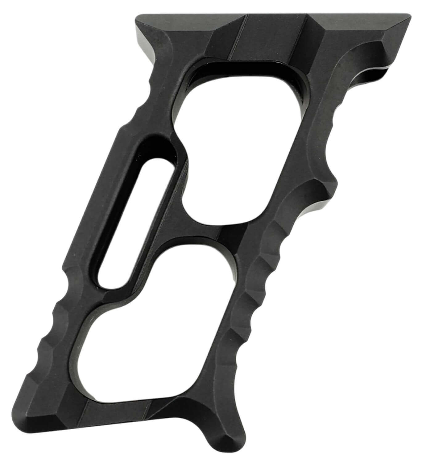 Tyrant CNC TD552BLKM1 Minivert Grip Halo Black Aluminum Fits AR15 - Image 2
