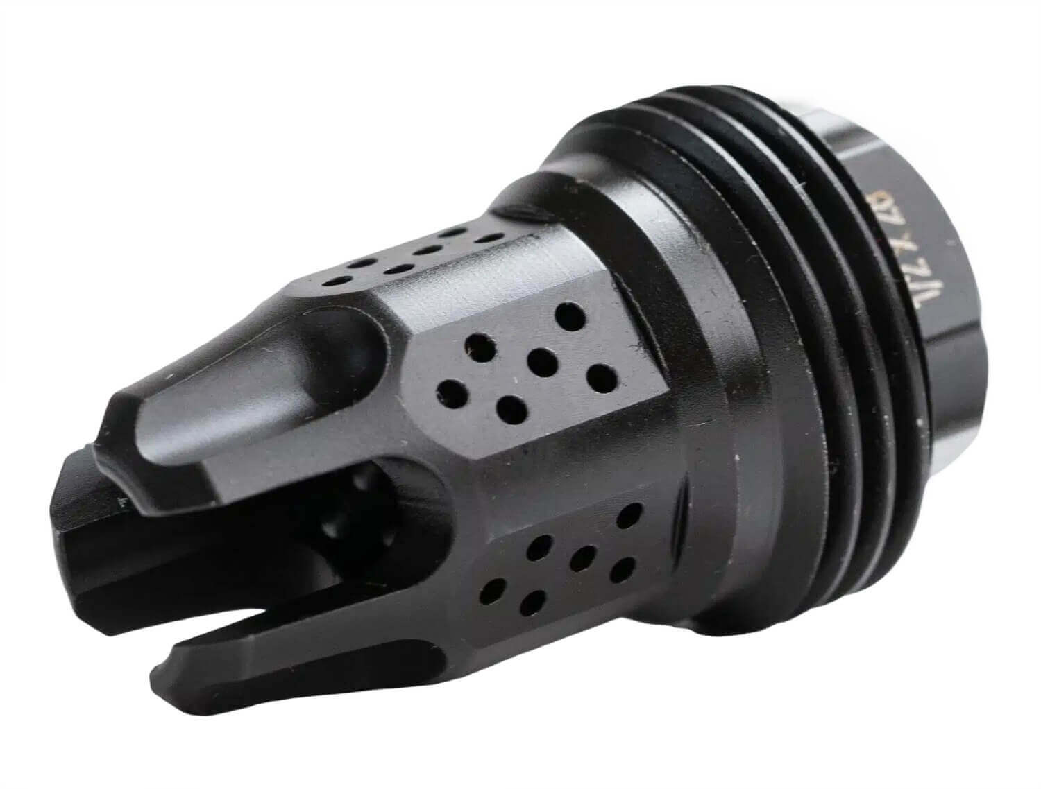 Jk Armament JKMDHDCF14 War Eagle Compensator/Flash Hider Black Nitride Stainless Steel 1/2"x28 Threads 9mm - Image 2