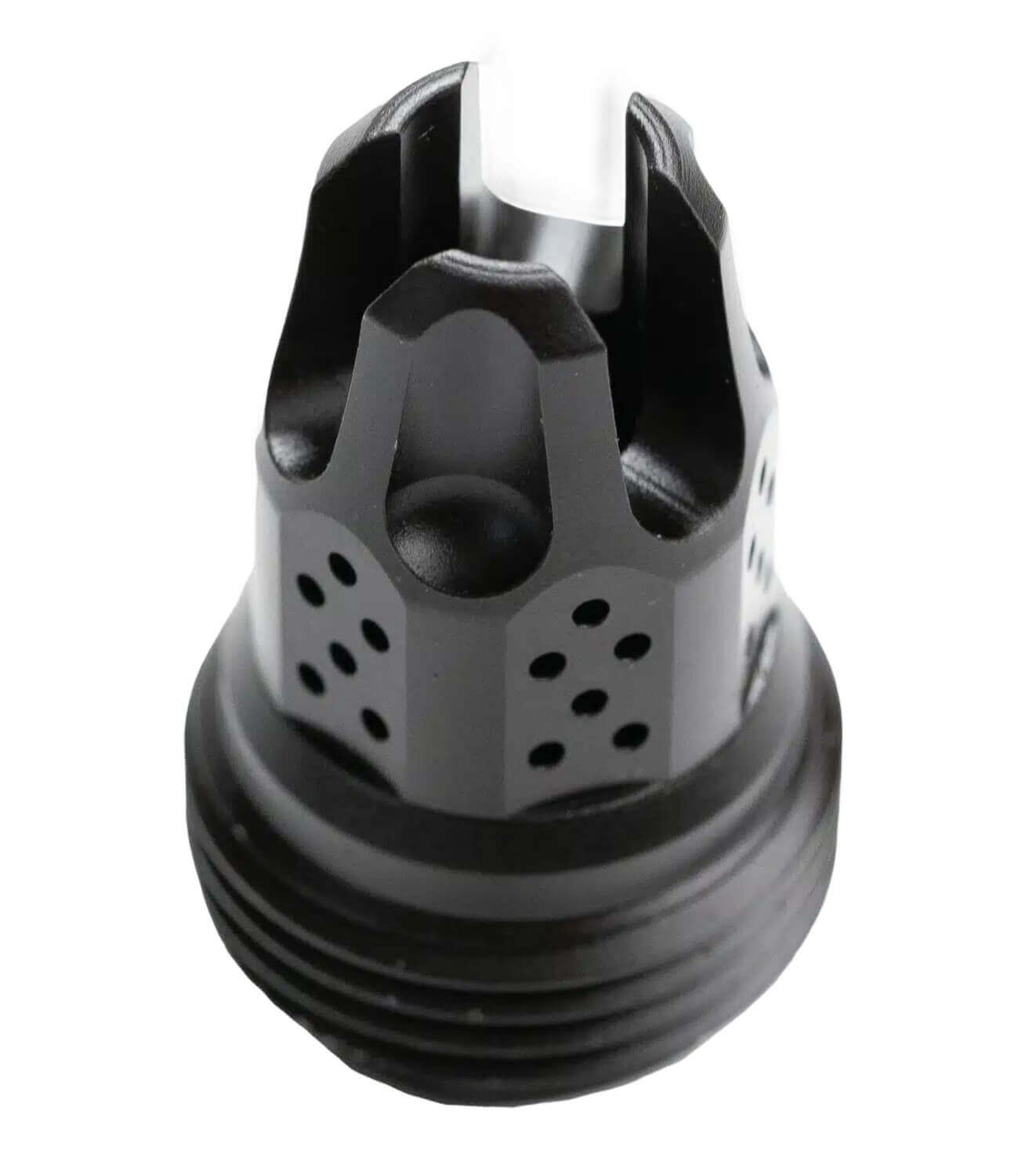 Jk Armament JKMDHDCF14 War Eagle Compensator/Flash Hider Black Nitride Stainless Steel 1/2"x28 Threads 9mm - Image 3