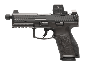 HK 81001368 VP9A1 K Tactical w/Optic 9mm Luger 10+1 4.70" Black Threaded Barrel Black Steel Serrated w/Optic Slide Black Polymer Frame w/Picatinny Rail Textured Grip Vortex CCW