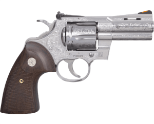 Colt Mfg PYTHONSP3WSSE Python 357 Mag 6rd Shot 3" Stainless Steel Barrel Cylinder& Frame Walnut Grip w/Medallion