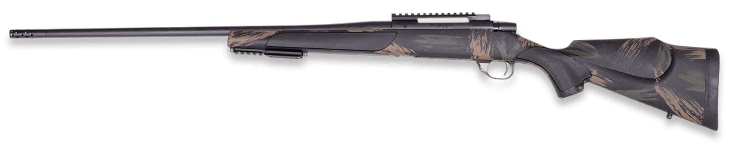 Weatherby VBS308NR0B Vanguard Black Hills 308 Win 4+1 18" Matte Blued Heavy Threaded Barrel & Steel Receiver w/Picatinny Rail Arca Adapter/Picatinny Rail Forend Black w/Green & Tan Accents Peak 44 Monte Carlo Polymer Stock - Image 2