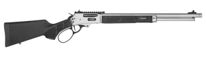 Smith & Wesson 14206 1854  360 Buckhammer 6+1 20" Stainless Steel Threaded Barrel & Receiver w/Picatinny Rail  M-LOK Handguard  Black Fixed Synthetic Stock