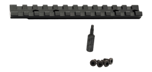 Savage Arms 56442 Scope Rail Revel Black Aluminum 8.40" Long
