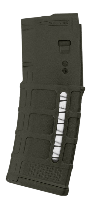 Magpul MAG556ODG PMAG Gen M3 Window 30rd 5.56x45mm/223Rem OD Green Polymer