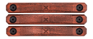 Woox SH.MLK004.S3 M-LOK Rail Covers 3 Slot American Walnut 4.88" Long