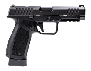 Rost Martin RM1FBLKOSP RM1F  9mm Luger 17+1 19+1 4.50" Black Match Grade Barrel Black Nitron Steel Optic Ready/Serrated Slide Black Polymer Frame w/Picatinny Rail Interchangeable Backstrap Grip RMR Footprint Ambidextrous
