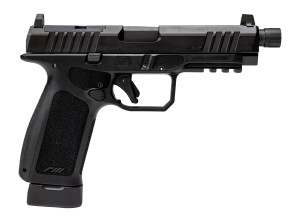 Rost Martin RM1FBLKOSPT RM1F Tactical 9mm Luger 24+1 4.50" Black Threaded Barrel  Black Nitron Steel Optic Ready/Serrated Slide  Black Polymer Frame w/Picatinny Rail  Interchangeable Backstrap Grip  RMR Footprint  Ambidextrous