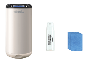 Thermacell PS1LINEN Patio Shield Mosquito Repeller Effective 15ft Odorless Scent Repels Mosquito Effective Up to 12hrs
