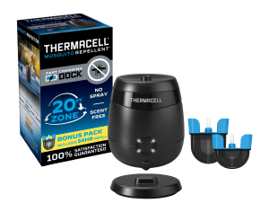 Thermacell E65X E65X Mosquito Repeller Black Effective 20 ft Repels Mosquito