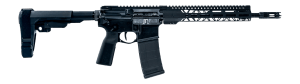 Faxon Firearms FXPRO6A125GA1075 Pro 6mm ARC 10+1 12.50" Black Nitride Match Grade Threaded Barrel Black Aluminum Receiver w/Picatinny Rail M-LOK Handguard Black SB Tactical SBA3 Brace Ergonomic Grip