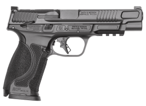Smith & Wesson 14672 M&P M2.0 Metal 9mm Luger 17+1 5" Black Armornite Stainless Steel Barrel & Optic Ready/Serrated Slide  Black Armornite Stainless Steel Frame w/Picatinny Rail  Interchangeable Palmswell Grip  Thumb Safety