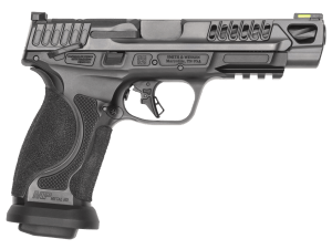 Smith & Wesson 14069 M&P M2.0 Competitor HD 9mm Luger 17+1 5" Overall Black Armornite Stainless Steel Spiral Fluted Barrel  Lightening Cut/Optic Ready/Serrated Slide & Stainless Steel Frame w/Picatinny Rail  Interchangeable Palmswell Grip  Thumb Safety