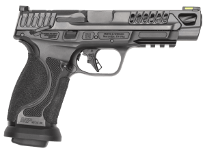 Smith & Wesson 14071 M&P M2.0 Competitor HD 9mm Luger 10+1 5" Overall Black Armornite Stainless Steel Spiral Fluted Barrel  Lightening Cut/Optic Ready/Serrated Slide & Stainless Steel Frame w/Picatinny Rail  Interchangeable Palmswell Grip  Thumb Safety