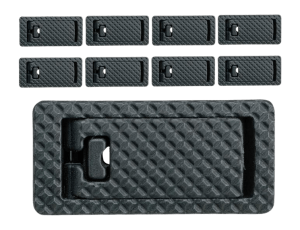 FAB FX-MALC1B LOCKING RAIL COVER SLIM 9PACK