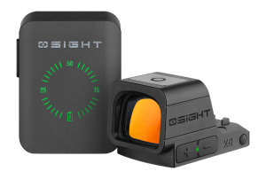 Osight OSIGHTXR XR  Black 1x 2/6 MOA & 32 MOA Circle Reticle  RMR Footprint